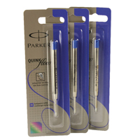 Parker Quink Blue Bpoint Refill Pk12