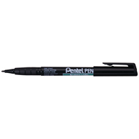 Pentel Nms50 Marker 0.8 Black Pk12