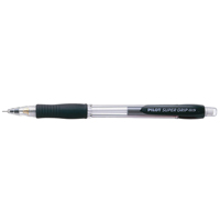 Pilot Super Grip Pencil Black Pk12