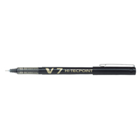 Pilot V7 Rollerball Liq Ink Blk Pk12
