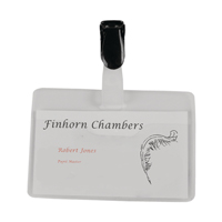 Security Name Badge 60x90mm Box25