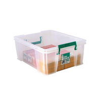 Storestack 24L Storage Box Clear