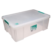 Storestack 51L Storage Box Clear