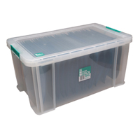 Storestack Storage Box Clear 54L