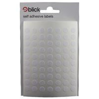 Blick White 8mm Round Label Bag