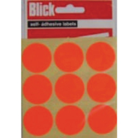 Blick Coloured Labels 29Mm Red Pk720