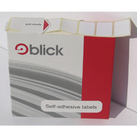 Blick 19mm Diameter White Labels