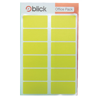 Blick Self Adhesive Labels Ylw Pk320