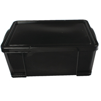 Really Useful 64L Rcyc Stor Box Blk