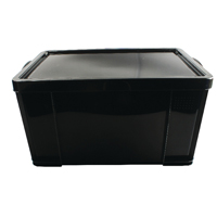 Really Useful 84L Rcyc Stor Box Blk