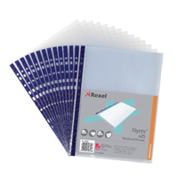 Rexel Quality A4 Pocket Blue Sp Pk25