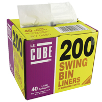 Le Cube Swing Bin Liners Pk200 Le Cube Swing Bin Liners Pk200