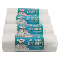 Safewrap Swing Bin Liner Pk4 Pack 80
