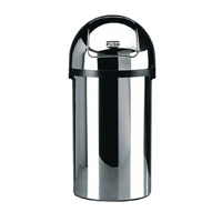 Chrome 50 Litre Push Bin 311733