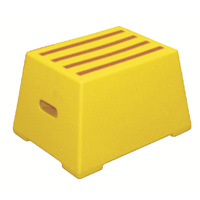 1 Tread Yellow Plastic Safety Step