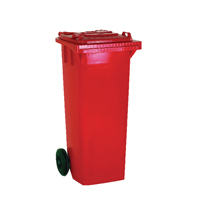 Refuse Container 240L 2 Wheel Red