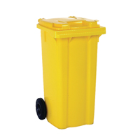 Refuse Container 240L 2 Wheel Ylw