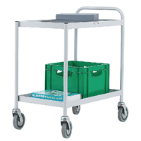 2 Shelf General Trolley Grey 331490