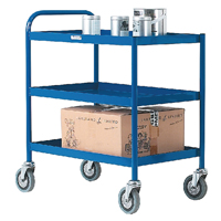 3 Shelf General Trolley Blue 331493