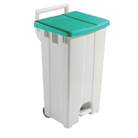 90L Mob Pedal Bin Lid Green 357005