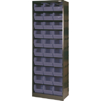 Cabinet 30 Polyprop Bins Gry Blk
