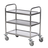 3 Tier Stainless Steel Trolley