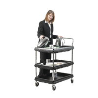 3 Tier Deep Tray Trolley 375055