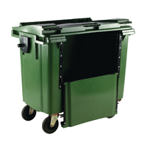 770L Drop Front Wheellie Bin Green