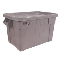 Brute Tote Box/Lid 75L Grey 382216