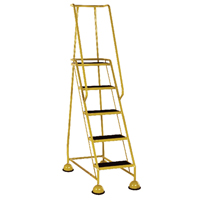 Yellow 5 Tread Step Ladder 385145