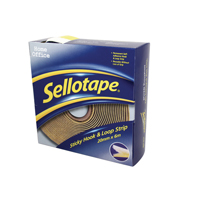 Sellotape Sticky Hook and Loop Strip