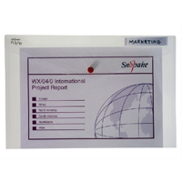 Snopake Polyfile F/C Clear Pk5