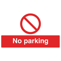 Signslab No Parking Pvc Ml01929R