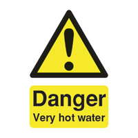 Signslab Danger Very Hot Water S/A