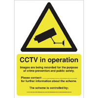 Signslab A5 Dpa Compliant CCTV S/A