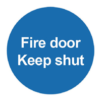 Signslab Fire Door Keep Shut PVC