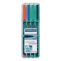 Staedtler LumoCol OHP Pens Ast Pk4