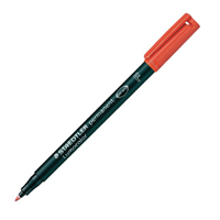 Staedtler Lumo Perm Fn Pens Red Pk10