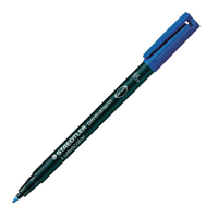 Staedtler Lumocolr OHP Pens Blu Pk10
