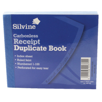 Silvine Dup Recept Book 720-T Pk12