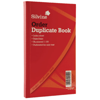 Silvine Duplicate Bk 8.25X5 Order P6