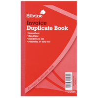 Silvine Dup Invoice Book 611 Pk6 Silvine Dup Invoice Book 611 Pk6