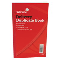 Silvine Dup Bk 8.25X5 Delivery 613-T