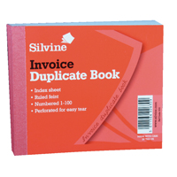 Silvine Dup Invoice Book 616 Pk12