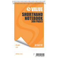 Silvine Shorthand Book 5x8 150LF Pk6