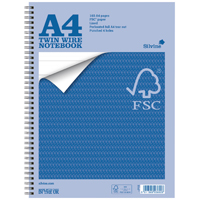 Silvine Everyday A4 Wbnd Notebk Pk5