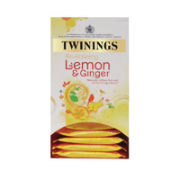 Twinings Lemon Ginger Infus Tea Pk20