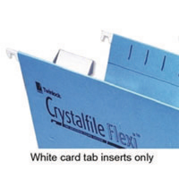 Rexel Crystfl Flx Tab Insts Wht Pk50