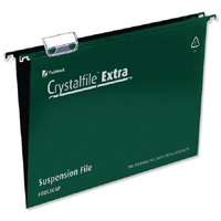 Rexel Crystalfile Susn File Grn Pk25