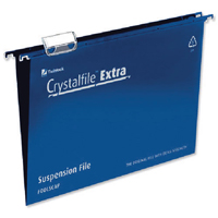 Rexel Crystalfile Susn File Blu Pk25